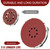 9 inch Sanding Discs 40 Grit 8 Holes Hook and Loop Sandpaper for Drywall Sander 60Pack