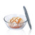 Ajrwiiy Large Glass Bowl for Sourdough Bread Making, 4.7 Quart Glass Mixing Bowl for Sourdough Bread with Lid, Clear Breads Proofing Bowl with Covers, Ideal for Kitchen, Storage