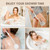 GZGDGQ Loofah with 23-Inch Foldable Long Handle - Back Scratcher & Body Scrubber for Shower, Ideal Christmas Gifts for Seniors, Men & Women, Dry Brushing Bath Brush with Natural Bristles