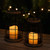 Lumeavetra Rustic Farmhouse Decorative Lantern Set of 2, Boho Lanterns with LED Candles, Modern Farmhouse Indoor Outdoor Decor for Living Room Patio Porch Fireplace Kitchen Dining Table Centerpiece