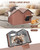 Large Heated Cat House for Outside in Winter, Elevated Insulated Heated Outdoor Cat House Weatherproof with Heating Pad, Waterproof Outdoor Cat Shelter for Multiple Cats Small Dogs (Brown)