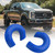 TECHPICCO Tow Hooks Covers for Ford Super Duty F250 F350 F450 2017-2026 Compatible with Ford Super Duty F250 F350 F450 Accessories 2017-2026 (Blue)