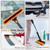 Qoroos 42'' Extendable Snow Brush for Car Snow Shovel & Ice Scraper Kit 180° Pivoting Snow Brush Emergency Snow Shovel Scraper Foam Grip for Cars Windshield, Truck, SUV, Vehicle