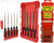FTG USA 5 Pc 7/64" (#4), 5 Pc 9/64" (#6) Tapered Drill Bits for Wood, Replacement for Countersink Drill Bit Set with Storage Container
