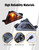 LUXEMOTO Front Turn Signal Light for Ninja ZX6R, LED Amber Indicator Blinker Light Turning Lamp Turn Signal for Kawasaki Ninja ZX 6R 636 ABS 2024-2025 Accessories