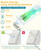 3-in-1 Anti-static Cat Steam Brush & Deshedding Tool - Cat Brush for Long/Short Hair, Reduces 95% Shedding, Easy Clean Grooming Supplies for Pet Owners (Yellow - Long Head)