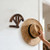 Cowboy hat stand, wall mounted adjustable stand that can maintain the original shape of items, wooden wall mounted cowboy hat display stand