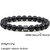 JWIGP Anti Alcohol Bracelet, Glare International Anti Alcohol GM Bead to Reduce The Urge to Drink Relieve Anxiety and Stress Bracelets for Women Men (2pcs-Black)