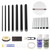 Aventik Fishing Rod Repair Kit Complete with Accessories, Carbon Fiber Stick and Stainless Tube for Broken Fishing Pole Maintenance