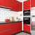 Livelynine Red Contact Paper Peel and Stick Roll Self Adhesive Vinyl Wrap Removable Wallpaper Waterproof Countertops Shelf Liners Cabinets Old Furniture Crafts Wall Paper Decorations 15.8x78.8'