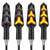 Kinstecks 4PCS Motorcycle Turning Indicators Flowing Turn Signal Lights 12V 12 LEDs Bulbs for Motorbike Scooter Quad Cruiser Off Road-Y Shape