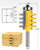 1/4-Inch Shank Tongue and Groove Router Bits Set & Reversible Finger Joint Router Bit, 3 Pack Router Bit Set, Woodworking Chisel Cutter for Density Boards, Solid Wood, MDF, Chipboard, Splints, Etc
