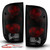 AmeriLite for 1995-2000 Toyota Tacoma Black Smoke Replacement Tail Lights w/Bulb Harness Set - Passenger and Driver Side.