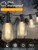 Romasaty 25-Pack ST35 Light Bulbs Replacement Edison Clear Bulbs -5 Watts C7/E12 Screw Base for Indoor/Outdoor Patio String Lights