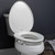 Bemis Assurance 3" Raised Toilet Seat for Seniors, Made in USA, Secure Hinges, Clean Shield Guard, Round, White