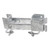 Chain Link Fence Commercial Double Gate Latch 1-5/8" or 2" Frame | Strong Arm Double Gate Latch for Swing Gates