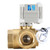 HSH-Flo 3 Way 1" 12V/24V AC/DC L Type Auto Return Brass Electrical Position Feedback On/Off Motorized Ball Valve