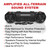 BOSS Audio Systems ATV6.5B ATV UTV Weatherproof Sound System - 6.5 Inch Speakers, 1.5 Inch Tweeters, Built-in Amplifier, Bluetooth, Easy Installation for 12V Vehicles