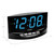 Sharp Easy to See Alarm Clock with Jumbo 2” Numbers - Bright Blue LED Display - Easy Set-up & Simple to Use –See from Across The Room! - High/Low Alarm Volume