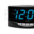 Sharp Easy to See Alarm Clock with Jumbo 2” Numbers - Bright Blue LED Display - Easy Set-up & Simple to Use –See from Across The Room! - High/Low Alarm Volume