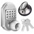 Bravex Keyless Entry Door Lock Deadbolt Keypad Sabbath Lock Stainless Steel 100% Mechanical Pass Code/Key No Risk of Low Power