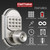 Bravex Keyless Entry Door Lock Deadbolt Keypad Sabbath Lock Stainless Steel 100% Mechanical Pass Code/Key No Risk of Low Power