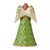 Enesco Jim Shore Heartwood Creek Irish Angel with Shamrock Wing Figurine, 9.75 Inch