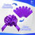 Mata1-USA - Huge Car Bow - Purple, 18 Inch - Big Gift Wrapping Bow for Large Gift Decoration - Giant Size for Indoor & Outdoor Use - 20 Loops & 4 Stickers