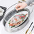 Eglaf 8Qt Stainless Steel Fish Steamer - Multi-Use Oval Cookware with Rack, Ceramic Pan, Chuck - Stockpot for Steaming Fish, Boiling Soup