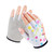 Kids Half Finger Gymnastics Gloves for Age 1-9 Boys Girls Climbing Biking Good Grip Control Gloves for Gymnastics Balance Boards Outdoor Sports (White, S)