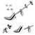 OPATER Professional Metal Shoe Stretcher Adjustable Width and Length Shoe Stretcher Widener Expander (Women High Heel Size 5-10)