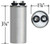 97F9608 30 uf MFD 370 Volt VAC - Replacement Round Run Capacitor by CAPCOM