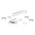EZ-FLO 1-1/2 Inch P-Trap with Adapter for Tubular Drain Applications, White Polypropylene, 35376