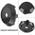 RTrhinotuning 70mm 2.76" Wheel Center Caps Compatible with XXR 527 SSR GTX01 GTV01 Akita Wheel C123201B Rim Caps Pack of 4 (Black, Outer 70MM, Inner 63MM) Wheel Center Hub Caps