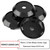 RTrhinotuning 70mm 2.76" Wheel Center Caps Compatible with XXR 527 SSR GTX01 GTV01 Akita Wheel C123201B Rim Caps Pack of 4 (Black, Outer 70MM, Inner 63MM) Wheel Center Hub Caps
