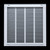 HVAC Premium 25 x 6 Duct Opening Steel Return Air Filter Grille, for 1-inch Filter, Removable Door, Flat Stamped HVAC Vent Cover Grille, Outer Dimensions 27.5 x 8.5
