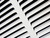 HVAC Premium 25 x 6 Duct Opening Steel Return Air Filter Grille, for 1-inch Filter, Removable Door, Flat Stamped HVAC Vent Cover Grille, Outer Dimensions 27.5 x 8.5