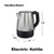 Hamilton Beach Electric Tea Kettle, Water Boiler & Heater, 1 L, Cordless, Auto-Shutoff & Boil-Dry Protection, Stainless Steel (40998)