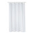 FRESH IDEAS Shower Curtain Liner with Shower Clips, Easy On/Off Liner with Zipper, Waterproof, White, Standard Size, 54 inches x 78 inches