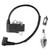 1145 400 4711 Ignition Coil with Spark Plug for Stihl MS201 MS201T MS201C MS201 2-Mix MS201TC Chainsaw Replace 1145 400 1303 0000 400 7011 CMR6H