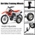 Dirt Bike Training Wheels for PW50, MX125 & CRF50 | Universal Fit 50cc 49cc Kids Dirt Bikes | Compatible with yamaha PW50/TTR50, razor MX125/MX350/MX400, honda CRF50 | Easy Install & 10-Year Warranty