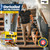 THUNDER GRIP 40"x4" Clear Non-Slip Stair Treads for Wooden Steps (18-Pack) - Self Adhesive Strips - Transparent Indoor