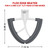 Fgreeble Flex Edge Beater Attachment for Kitchenaid Mixer 4.5-5 Quart Tilt-Head - Paddle Attachment for Kitchenaid Mixers
