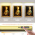 EAYOYAE Battery Operated Wireless Picture Light，Rechargeable/Plugged in 31.5inch Painting Display Light,Remote Control Wall Lights with Three Modes and Timing for Art Frame (Gold)