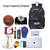 GRANDUP Basketball backpack with ball and shoes compartment Fit Volleyball, soccer, Swim, Gym, Travel, large capacity sports training equipment bags
