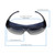 OPTEGO Fit Over Sunglasses, Smoke Color, 100% UVA/UVB Protection; Polycarbonate Lenses