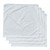 4 Pack Feather Proof Pillow Protectors 22x22 Waterproof Cover for Goose Down Square Throw Pillows