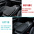 BestEvMod Center Console Armrest Pad Cover Compatible with 2022-2025 Ariya Accessories Extra Soft Microfiber Leather Waterproof Protector Seat Armrest Cover (Black Stiching)