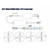 Mini RF Dimmer Controller 17 Keys Wireless Remote Control for LED Strip Lights Color Temperature Adjustable CCT Controller