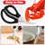 STRAYJO 8Pcs Seafood Scissors - Crab, Lobster & Shrimp Scissors in Stainless Steel (Black)